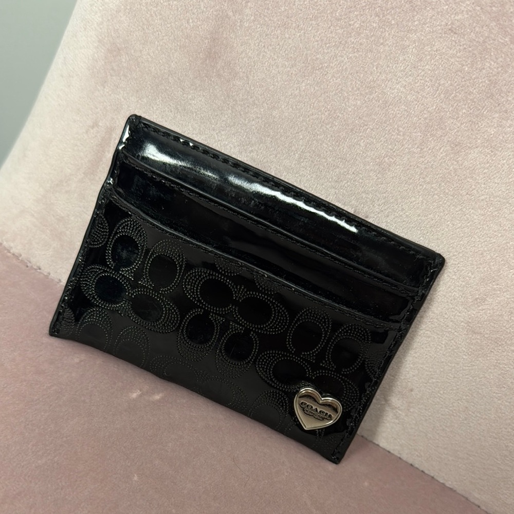 Coach Black Card Holder